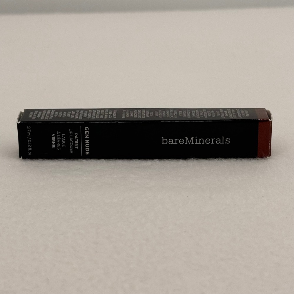 bareMinerals Gen Nude Patent Lip Lacquer 3.7ml 0.12 fl oz High Shine Liquid Lip